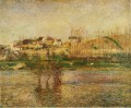 ポントワーズの洪水 1882年 カミーユ・ピサロの風景